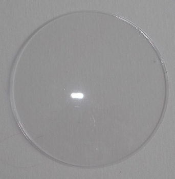 Rundes Glas, runde Glasscheibe, 4 Größen, 19, weiß