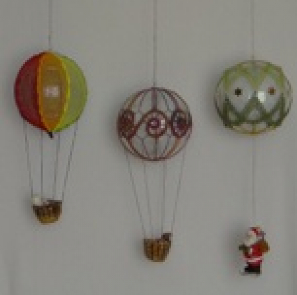 Klöppelbrief "Ballonparade"