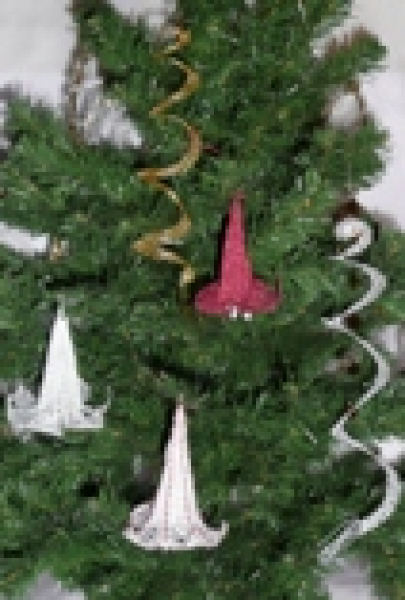 Klöppelbrief "Winterblume"